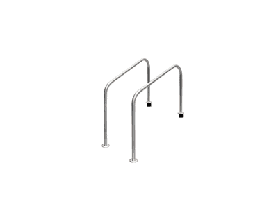 Pasamanos RUEX 2 Curvas 48" para 4 Escalones – Acero Inoxidable Tubo 42mm
