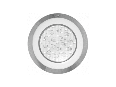 Lámpara LED para piscinas 25W RGB 9" acero inox - DELUX (OSRAM)