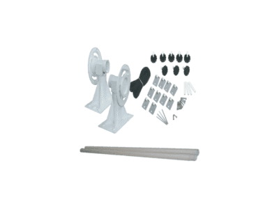 Enrollador completo PANDA (polea + tubo aluminio 6.5m) - PANDA POOL PRODUCTS