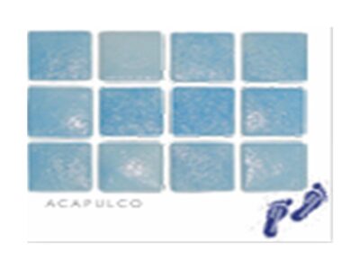 Mosaico ACAPULCO RUEX Línea Española 2.5x2.5 (Caja)