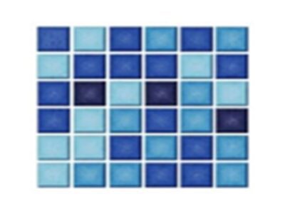 Mosaico AZUL 4 PANDA POOL de Vidrio Fusionado 4 mm (Caja 2.14 m²)