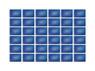 Mosaico AZUL TORNASOL PANDA POOL de Vidrio Fusionado 4 mm (Caja 2.14 m²)