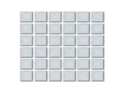 Mosaico GRIS COMB PANDA POOL de Vidrio Fusionado 4 mm (Caja 2.14 m²)