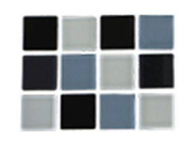 Mosaico MEZCLA DE GRISES RUEX Vetrowater Glass 2.5x2.5 (Caja)