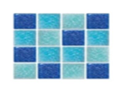 Mosaico MIX BAHÍA PANDA POOL de Vidrio Fusionado 4 mm (Caja 2.14 m²)