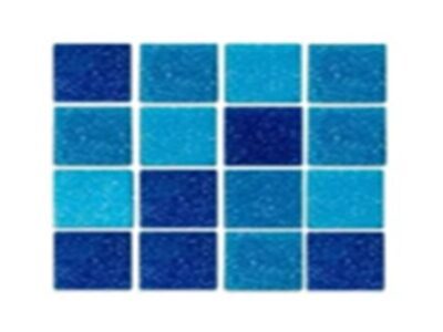 Mosaico MIX PROFUNDO PANDA POOL de Vidrio Fusionado 4 mm (Caja 2.14 m²)