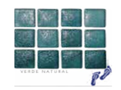 Mosaico VERDE NATURAL RUEX Línea Española 2.5x2.5 (Caja)