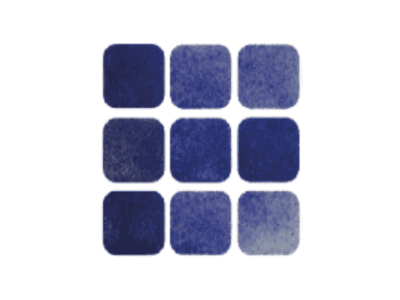 Mosaico Vitron Serie Castilla Niebla Azul Marino 2.5cm x 2.5cm (Malla) Caja 2m2