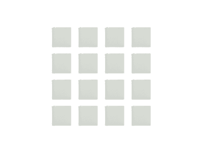 Mosaico Vitron Serie Venecia Blanco Ostión 2cm x 2cm (Papel) Caja 2.14m2